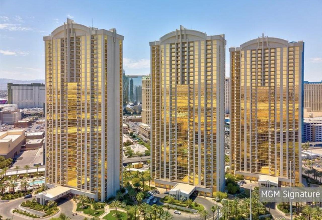 Balcony Full Strip View Suite Mgm Signature Free Valet Лас-Вегас Екстер'єр фото